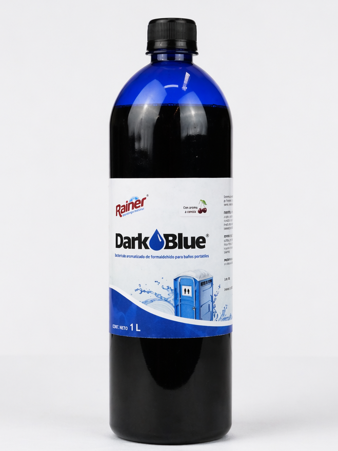 Botella 1 litro Dark Blue desinfectante para sanitarios portátiles